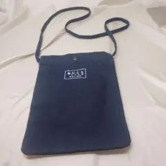 MOJIKO シンプルサコッシュバッグ ネイビー