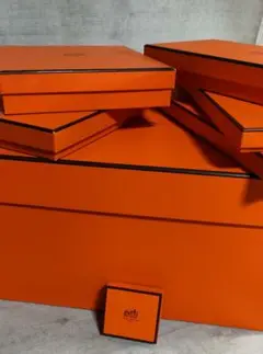 HERMESエルメスのショッパーズ箱、7個セット