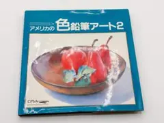 アメリカの色鉛筆アート2 初版 希少本 美品