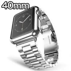 Applewatchアップルウォッチ バンド 40mm ステンレス シルバー