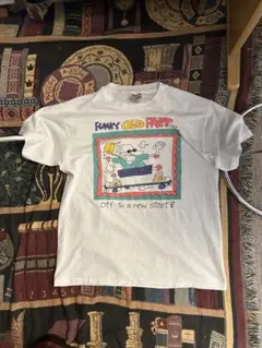 hanes 90s tシャツ 白 古着 プリントt