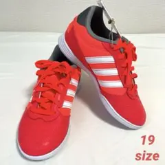 adidas フットサルシューズ GV7594 レッド サイズ19 スーパーサラ