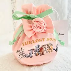【新品未使用】　しまむら　ディズニー　ロストボーイズ　巾着袋　ローズリボン