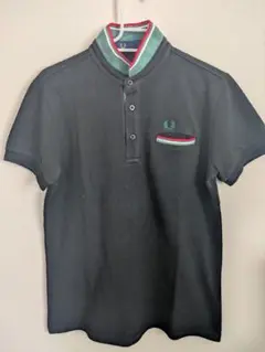 FRED PERRY ブラック ポロシャツ S
