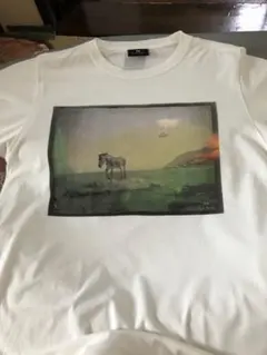 ゼブラプリント ホワイトTシャツ