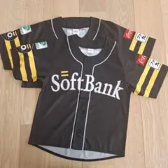 SoftBank 20th記念野球ユニフォーム 黒　S.L2枚セット