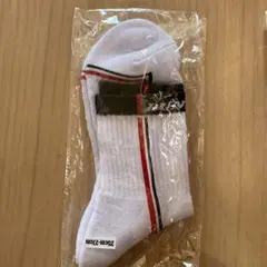 テニスソックス ホワイト ストライプ 25-27cm