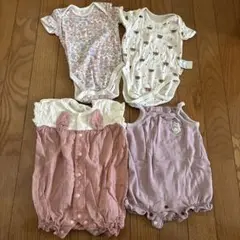 70サイズ　ロンパースセット
