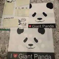 パンダのクリアファイルセット★