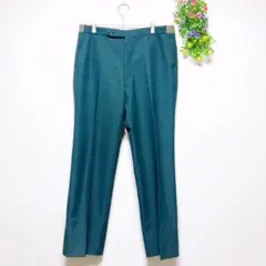 Morioho【88cm】ヴィンテージ カラースラックスパンツ 古着 菅田将暉