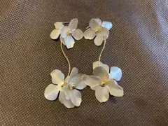 フラワーデザイン ピアス(両耳用) ウェディング