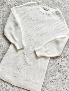 FOXEY NEWYORK ニットワンピース ホワイト