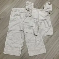 H&M ストライプ セットアップ4〜5Ｙ