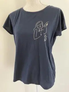 【123】part2 Tシャツ トップス 半袖Tシャツ 夏 M ネイビー