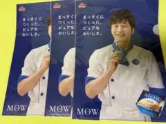 田中圭　クリアファイル　3枚　　　mow クリアファイル
