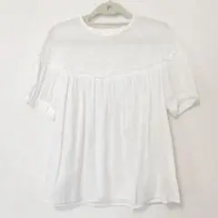 トップス ブラウス ホワイト アンビデックス