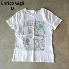 Enrico Gigli Tシャツ　コットン　キラキラ　ラインストーン