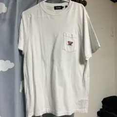 XLARGE ホワイト Tシャツ ポケット付き