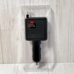 ⭐️車の充電器 シガーチャージャー/Type-C/リール/80cm/ブラック
