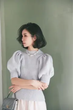 seventen セブンテン ボリュームスリーブニット