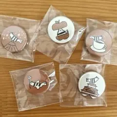 SHIMATORI シマトリさん　缶バッジ　5個セット
