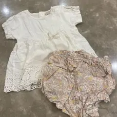 petit main 80サイズ トップスとパンツセット