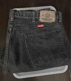 Wrangler ブラックデニムパンツ