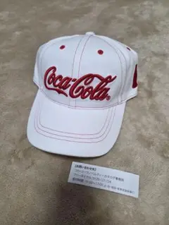 コカ・コーラ Coca-Cola 白 キャップ