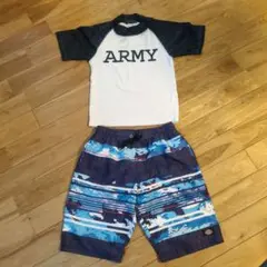 SHISKY ARMYラッシュガード150とディッキーズ水着160セット