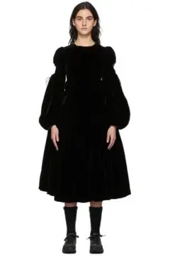 CECILIE BAHNSEN セシリーバンセン カットアウト ベルベットドレス