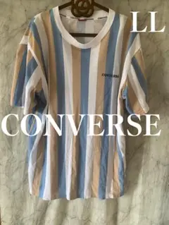 CONVERSE コンバース ストライプTシャツLL