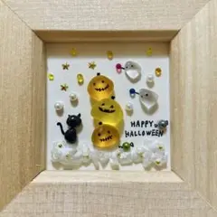 シーグラスアート　ハッピーハロウィン☆