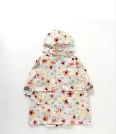BREEZE ジャケット・アウター レインコート 花柄 防水コート フード付き