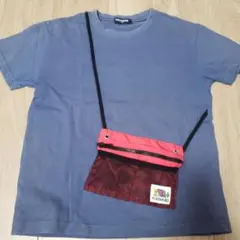 klädkåp Tシャツ 130　 青 メッシュポケット