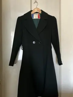 か5★①値下げNINA RICCI ショールカラーコート ハーフコート レッド リバーショールカラーミドルタケコート|allureville OFFICIAL