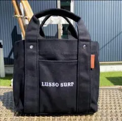 正規品☆LUSSO SURF マルチポケットトートバッグ ブラック
