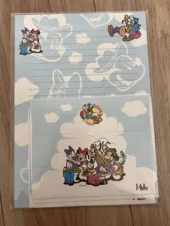 JALノベルティ　ディズニーレターセット