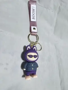 BOOM! 紫色キャラクター キーホルダー