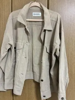 SNIDEL ベージュ リネンジャケット サイズF