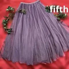 fifth フィフス　ふんわりチュールロングスカート M 即購入OK！