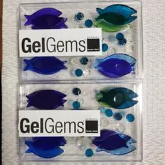 【２箱】GEL　GEMS　魚　ジェル　窓　シール　デコレーション