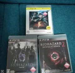 バイオハザードシリーズとメタルギアソリッド4セット