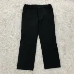 ▲CLUNK クランク▲スポーツウェア クロップドパンツ ブラックM 刺繍ロゴ