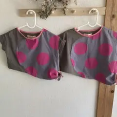 姉妹 zozio ゾジオ お揃いTシャツ 2着セット　サイズ80〜100
