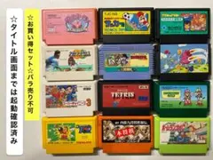即購入不可(31-29)ファミコン FC 計12本セット、星のカービィ、他