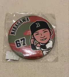 オリックスバファローズ　ガチャ　中川圭太　缶バッジ