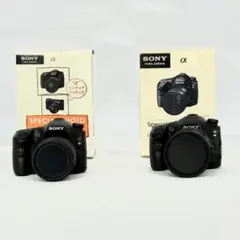 【激レア非売品新品】SONYデジタル一眼レフa99・a77ミニチュアカメラセット