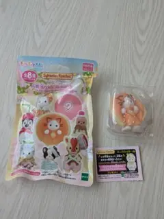 シルバニアファミリーキラキラくじ　Ｇ賞ラテネコの赤ちゃん