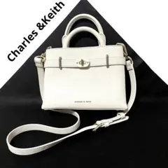 Charlesu0026Keith チャールズアンドキース ターンロック トートバッグ
