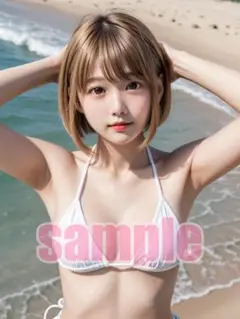 AI美女A4ポスター